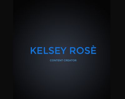 Kelsey Rosè thumbnail